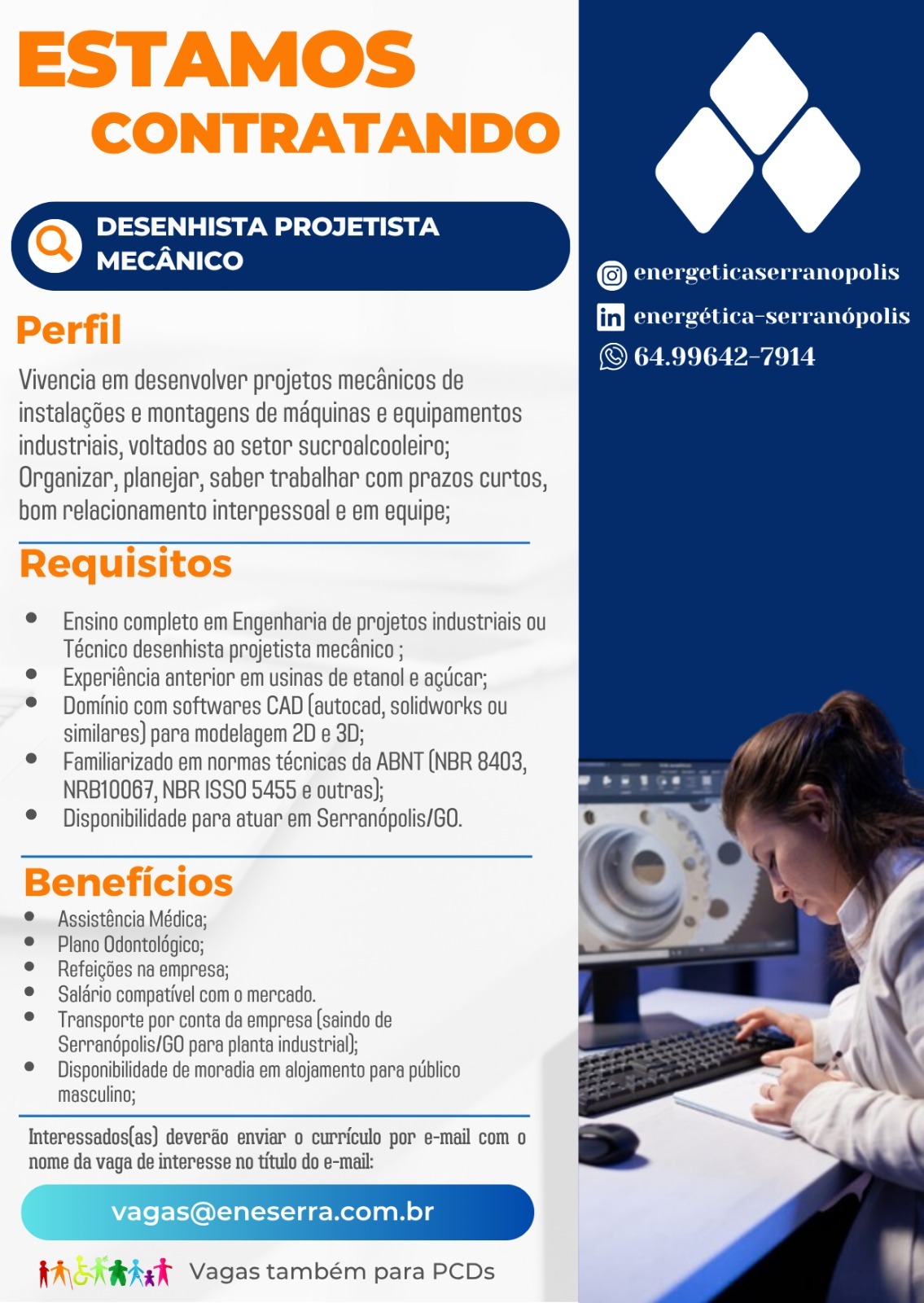 Desenhista Projetista Mecânico